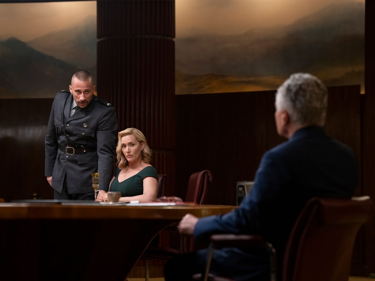 Matthias Schoenaerts and Kate Winslet in 'The Regime' (2024) | Image: HBO