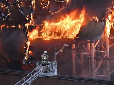 'Total Destruction': The Dramatic Moment a Water Park Erupted in Flames