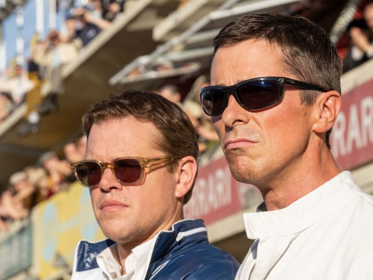 Matt Damon and Christian Bale in ‘Ford v Ferrari’