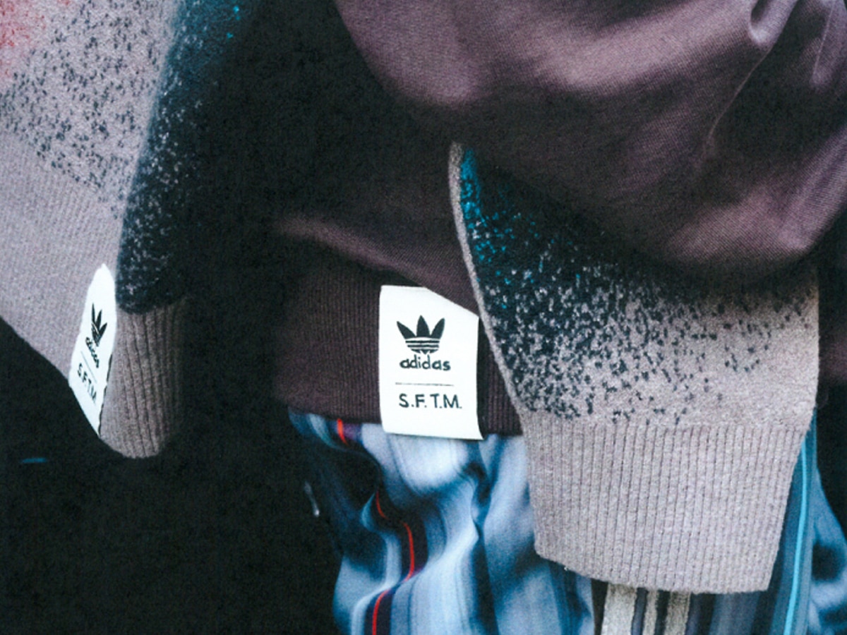 Adidas sftm jumper tag logo
