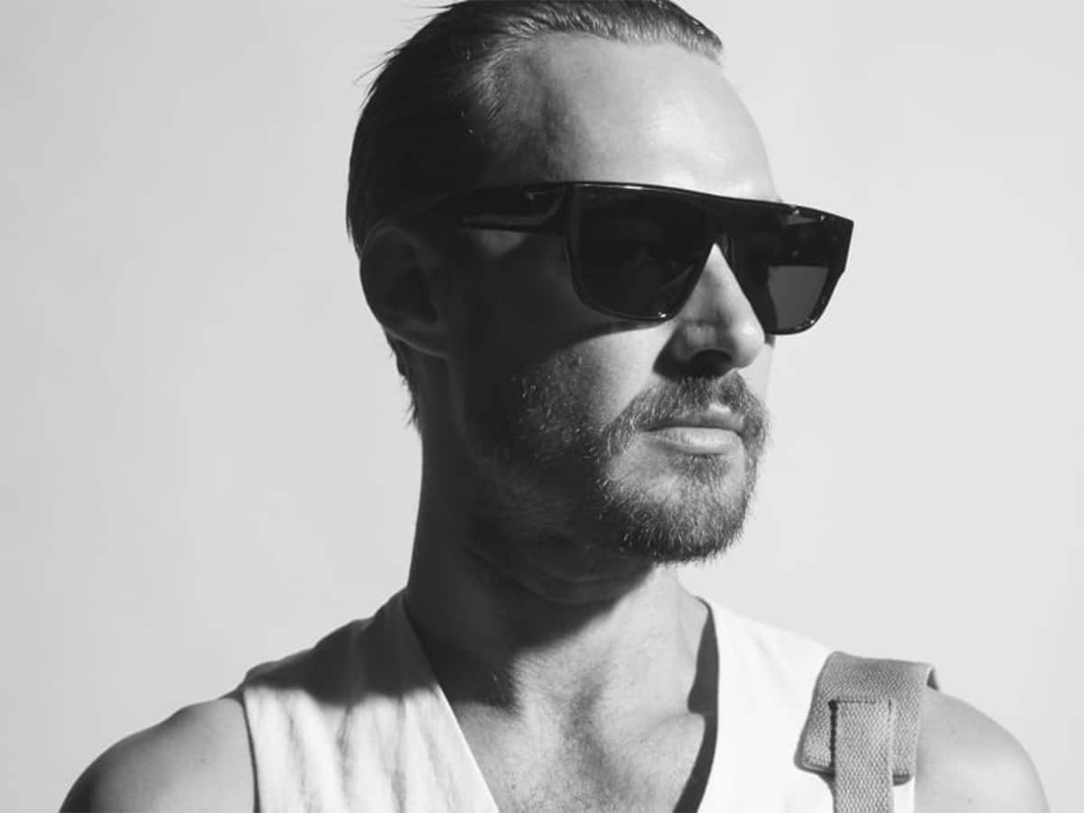 Male model with sunglasses