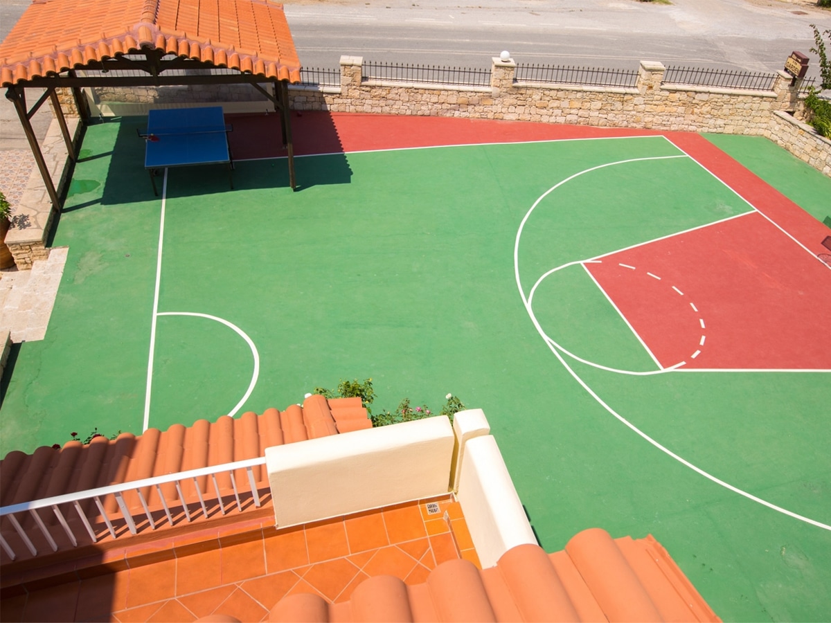 Pigi, Greece basketball court
