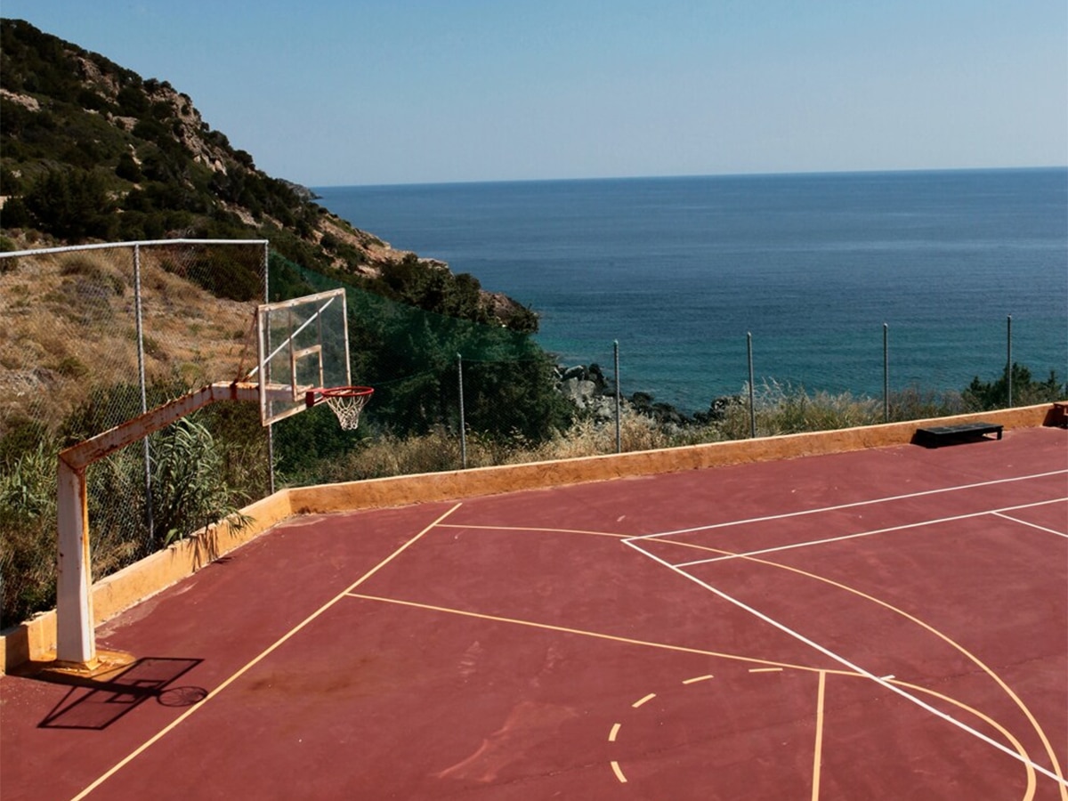 Styra, Greece basketball court