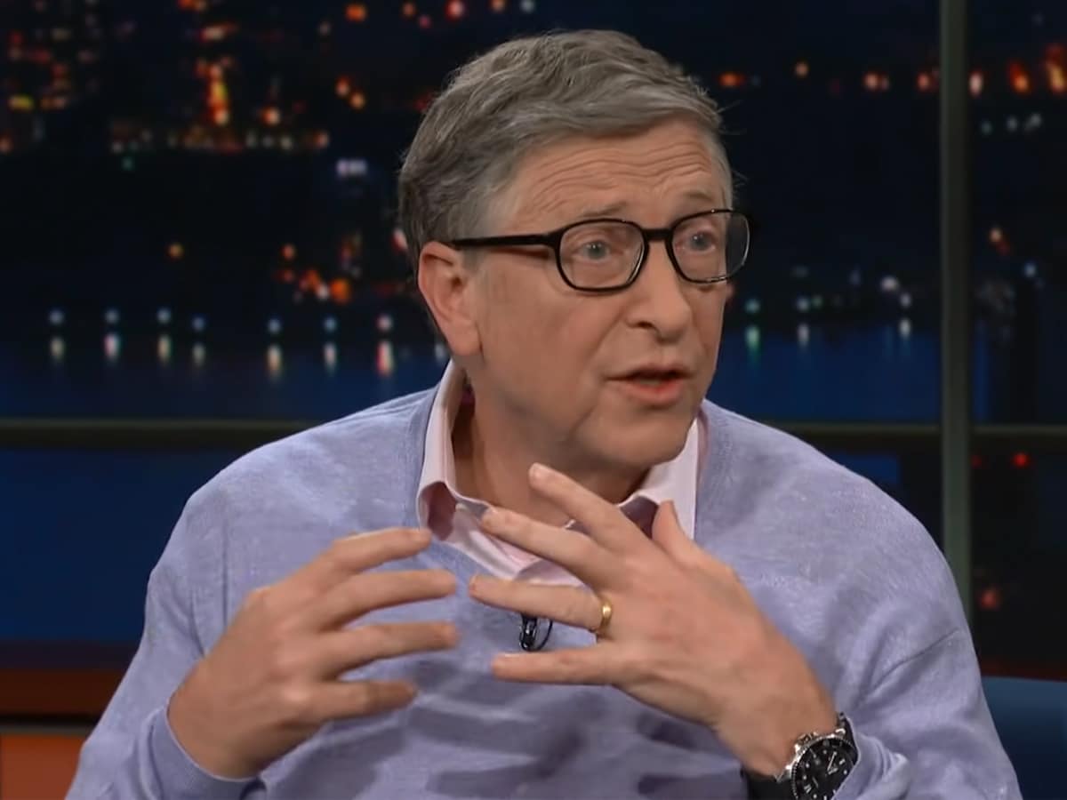 Bill Gates wearing Casio Sports MDV106-1A