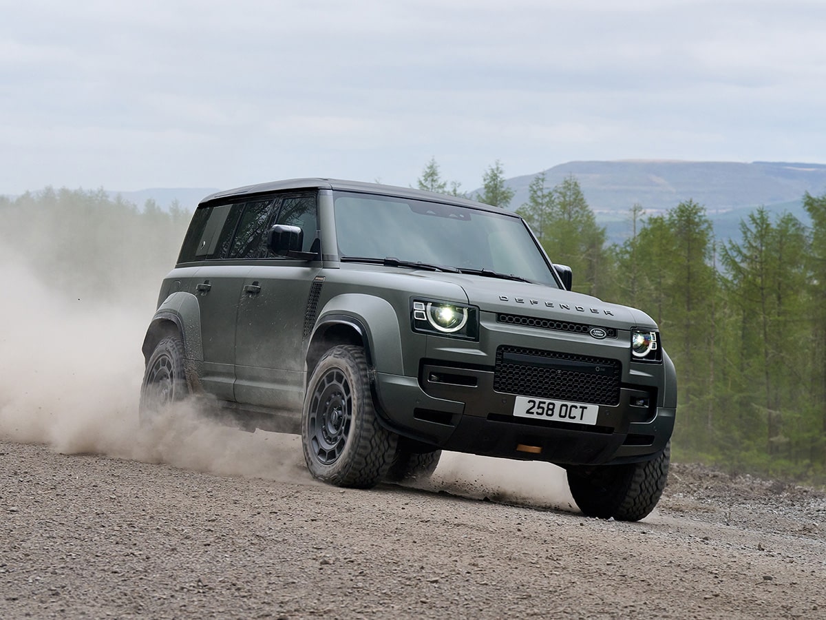 2023 rolls royce spectre feature 2025 Defender OCTA | Image: JLR