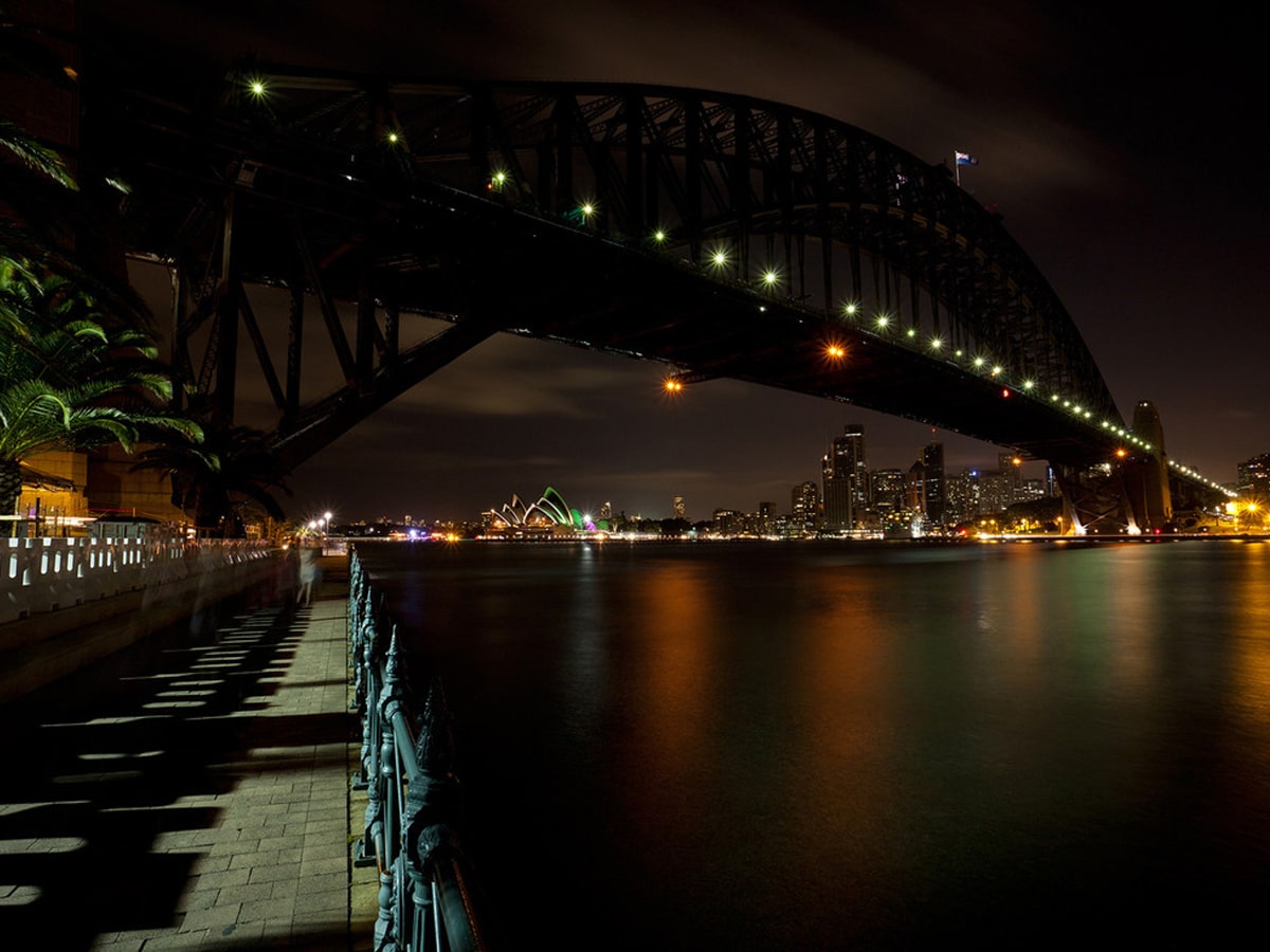 Sydney Harbour Bridge during Earth Hour | Image: WWF