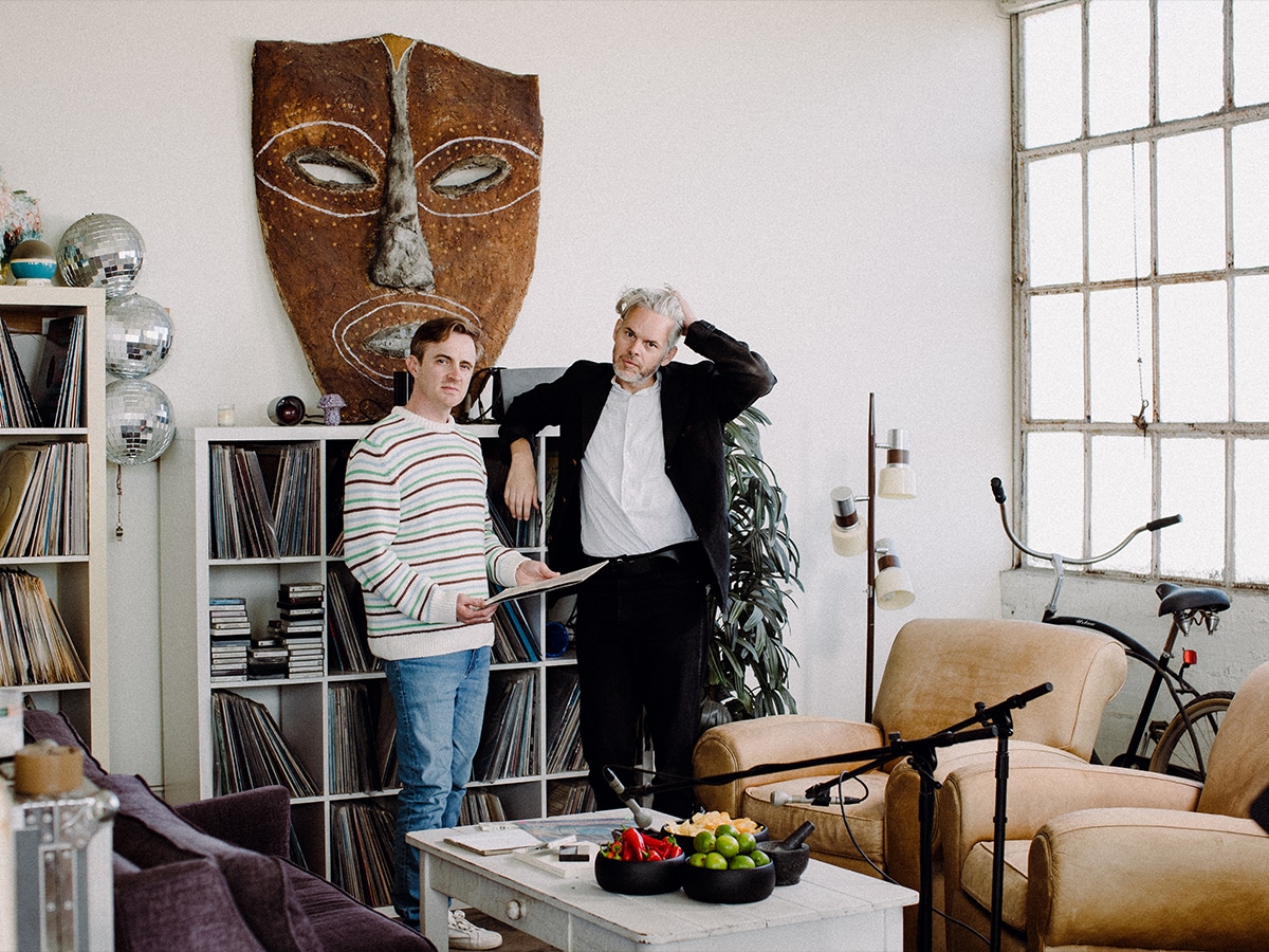 Aussie band Pnau creating a new track using Red Rock Deli chips | Image: Supplied