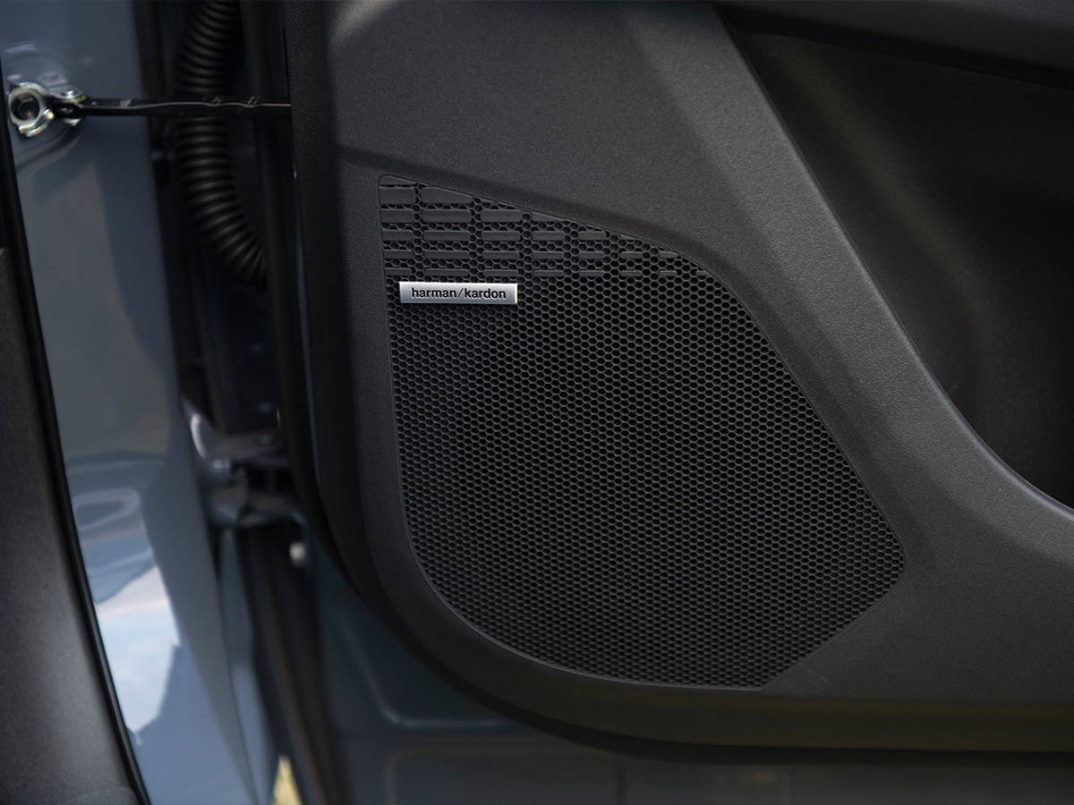 Harman Kardon speakers in the 2024 Subaru Solterra Touring interior | Image: Supplied