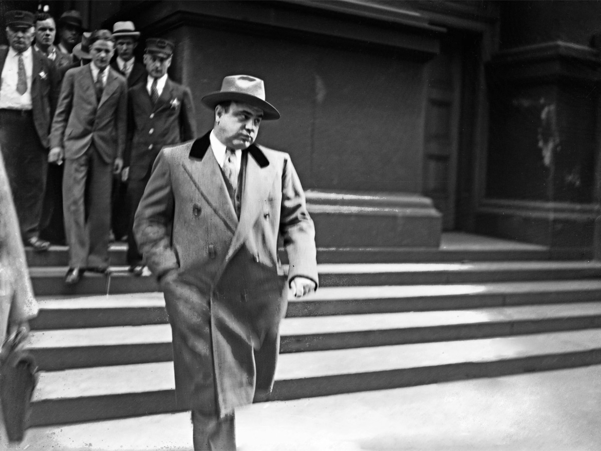 Greyscale image of Al Capone