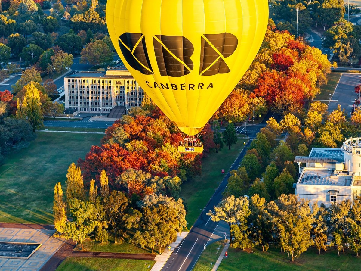 Overhead shot of Hot Air Balloon Ride