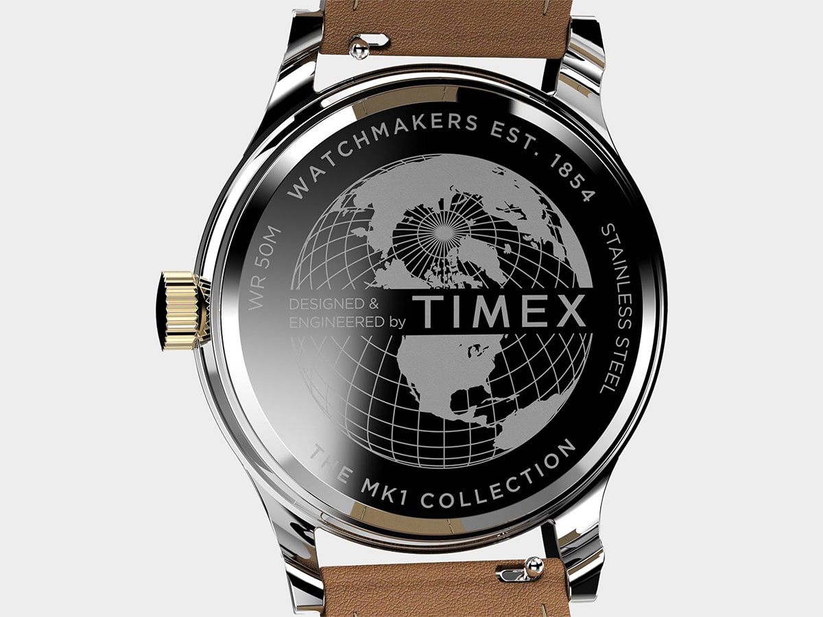 Timex x todd sydney mk 1 amalfi close up caseback