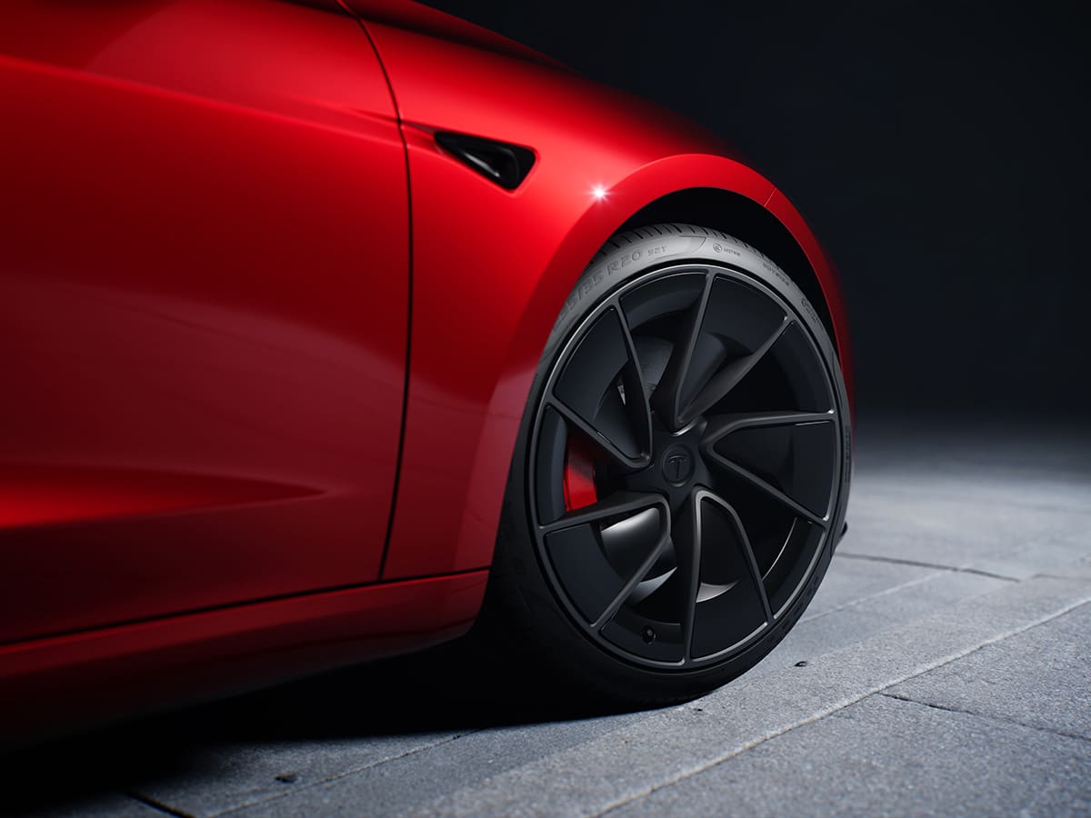 Tesla model 3 performance front wheels