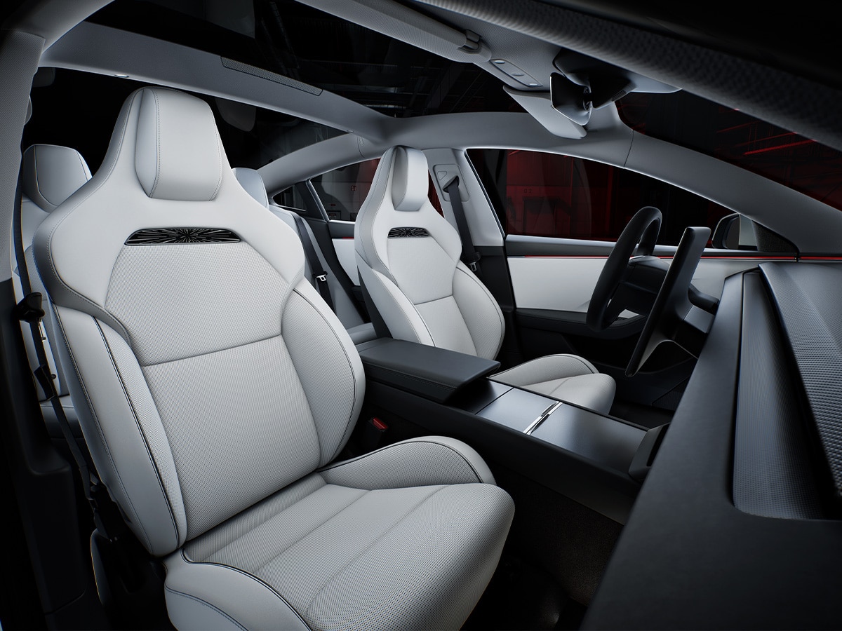 Tesla model 3 performance interior seats