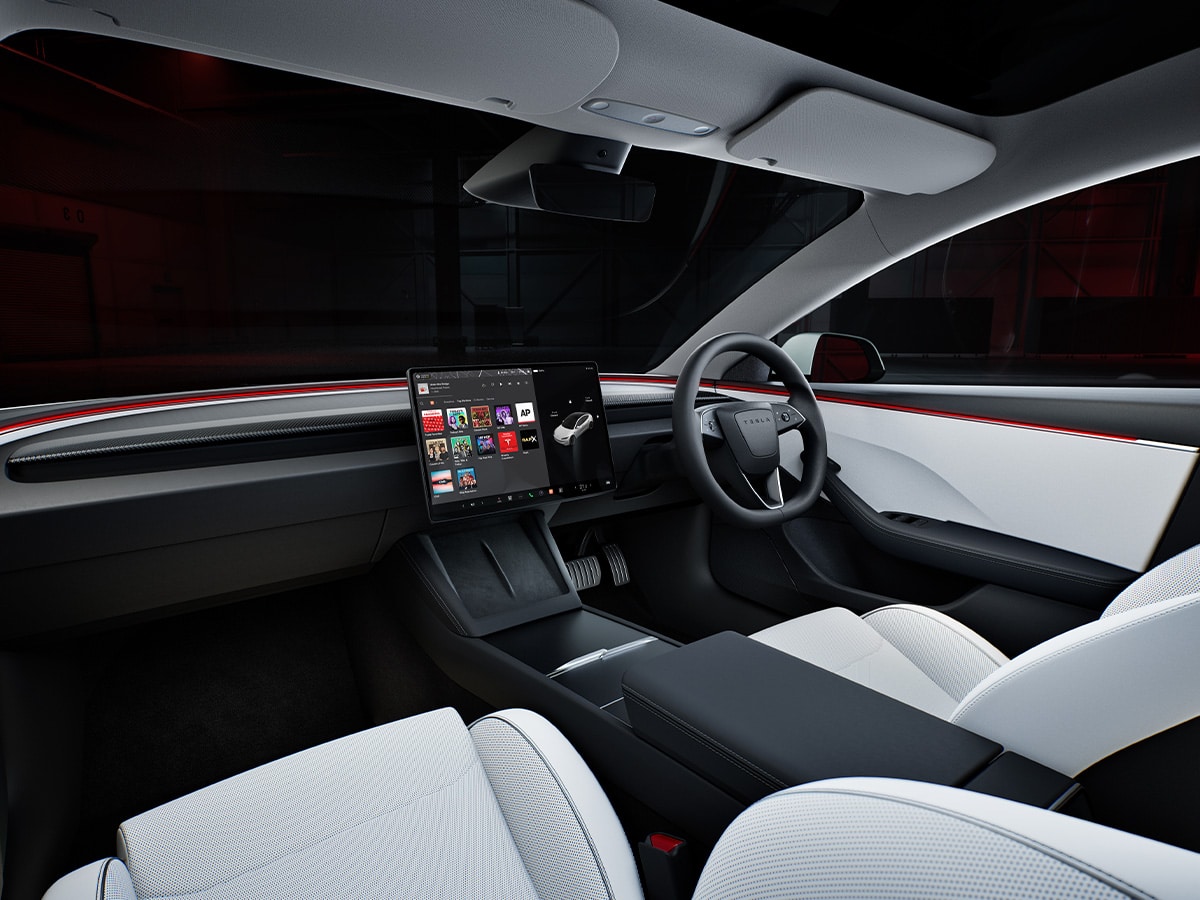 Tesla model 3 performance interior