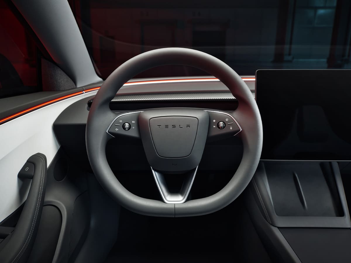 Tesla model 3 performance steering wheel