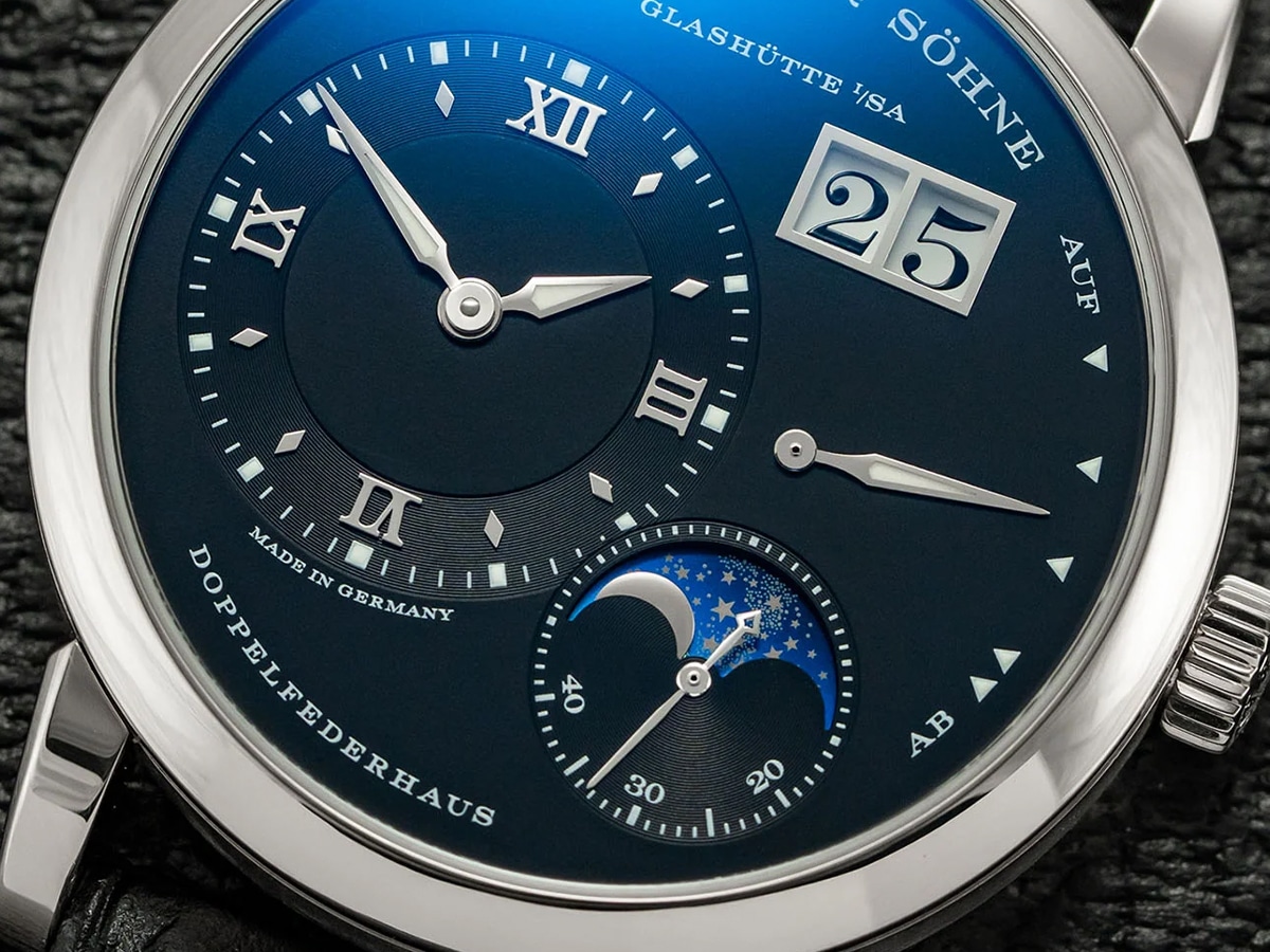 Dial of A. Lange & Söhne Moonphase watch