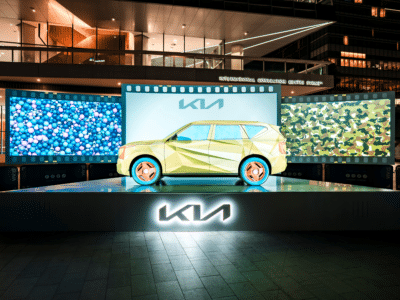 Incredible Kia EV5 Takes Centre Stage at Vivid Sydney 2024