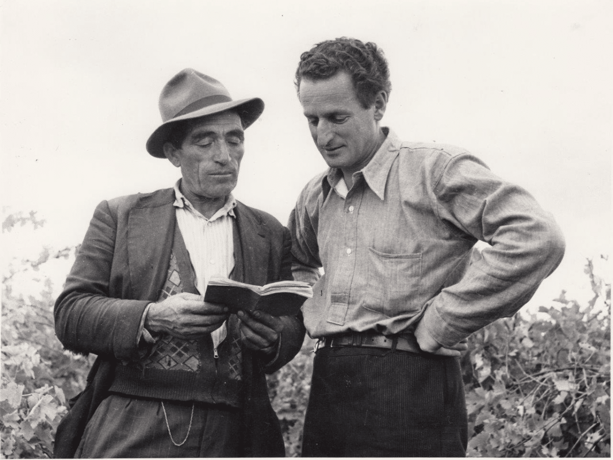 Samuel and David Wynn on the Wynns Coonawarra Estate after purchasing the property from Scottish pioneer John Riddoch.