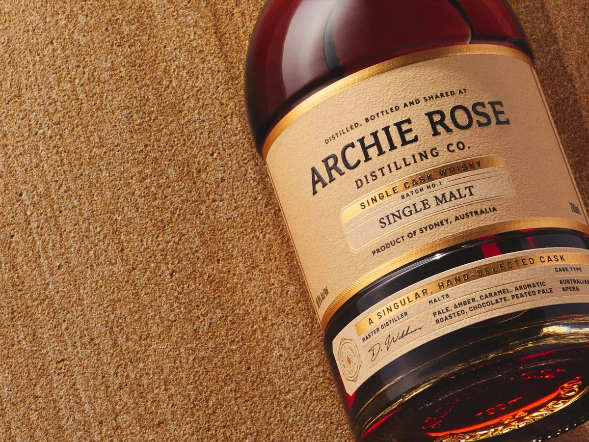 Archie Rose Single Malt Whisky | Image: Supplied