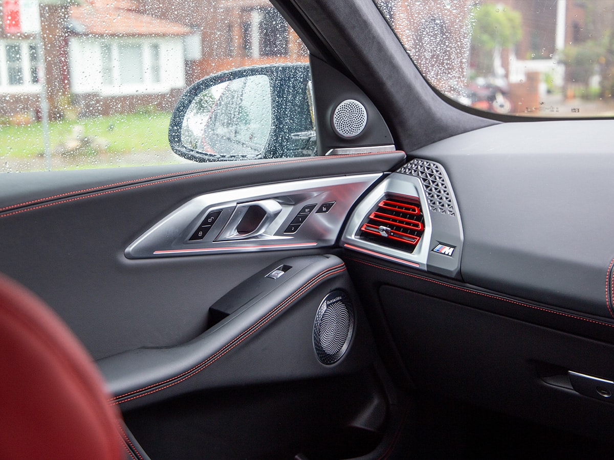 Bmw xm label red interior 4