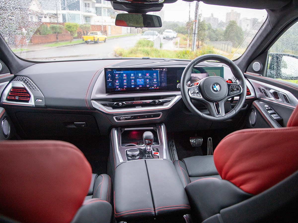 Bmw xm label red interior