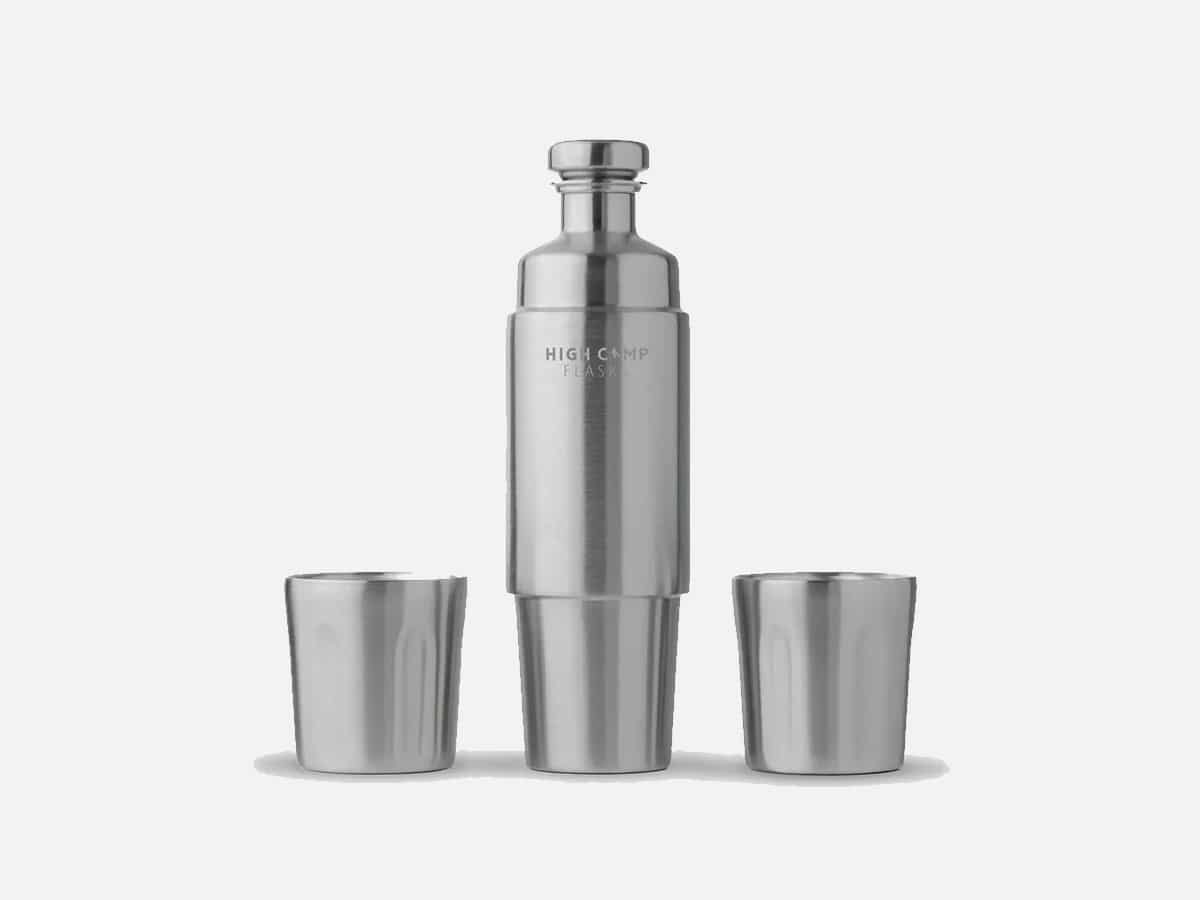 High camp firelight 750 flask in stainless