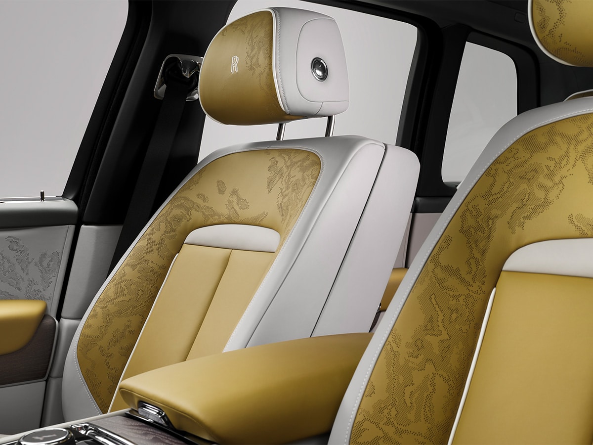 Rolls royce cullinan interior seats