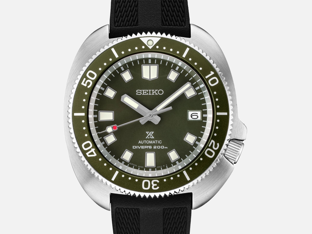 Seiko captain willard prospex olive green dial and bezel