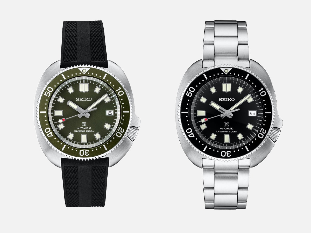 Two Seiko Captain Willard Prospex watches