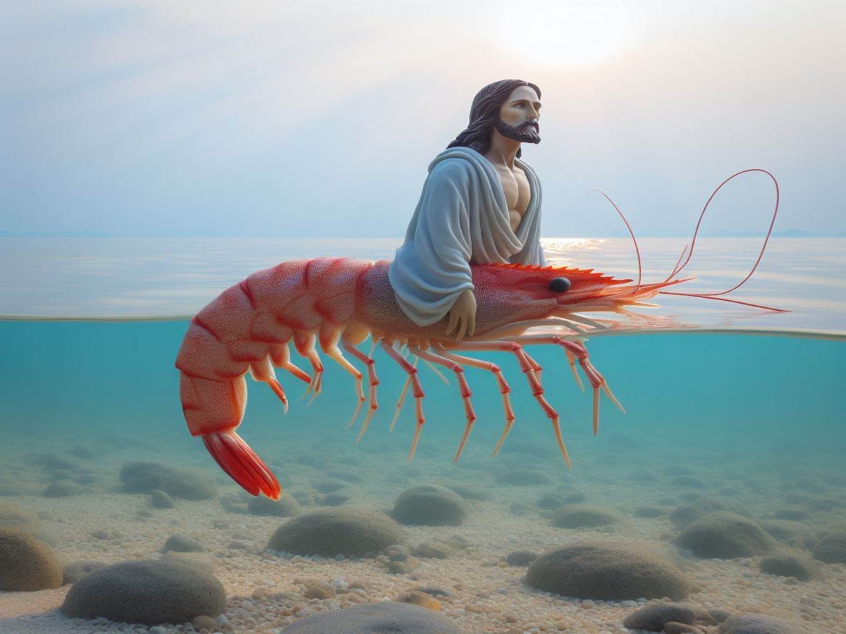 Shrimp jesus