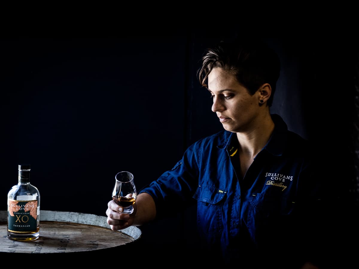 Sullivan's Cove distillery manager Heather Tillott was responsible for decanting the Sullivan's Cove's 24-Year-Old American Oak Second-Fill barrel (HH0004) | Image: Supplied