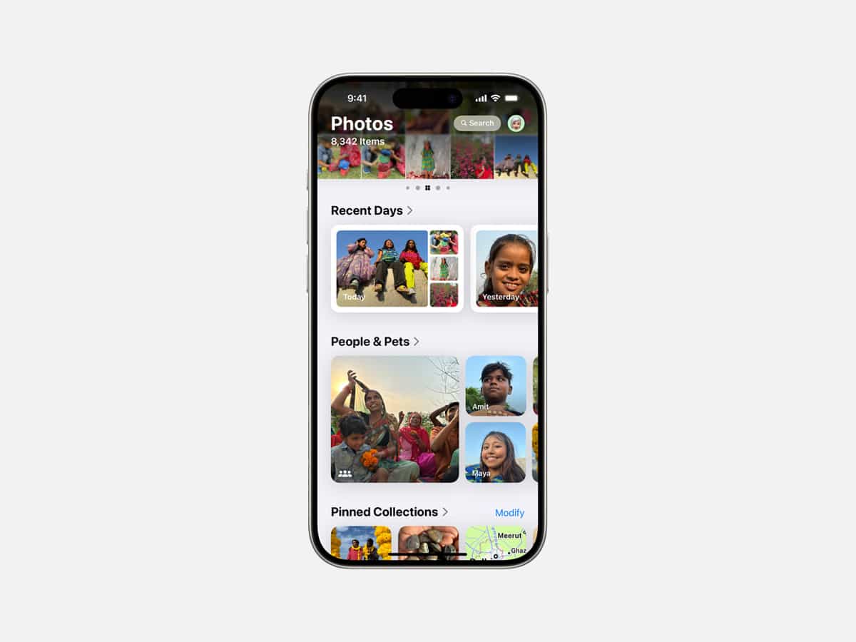 Apple ios 18 photos app
