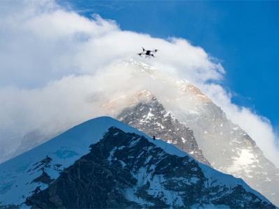 Watch the 'World's First' Drone Deliveries on Top of Mount Everest
