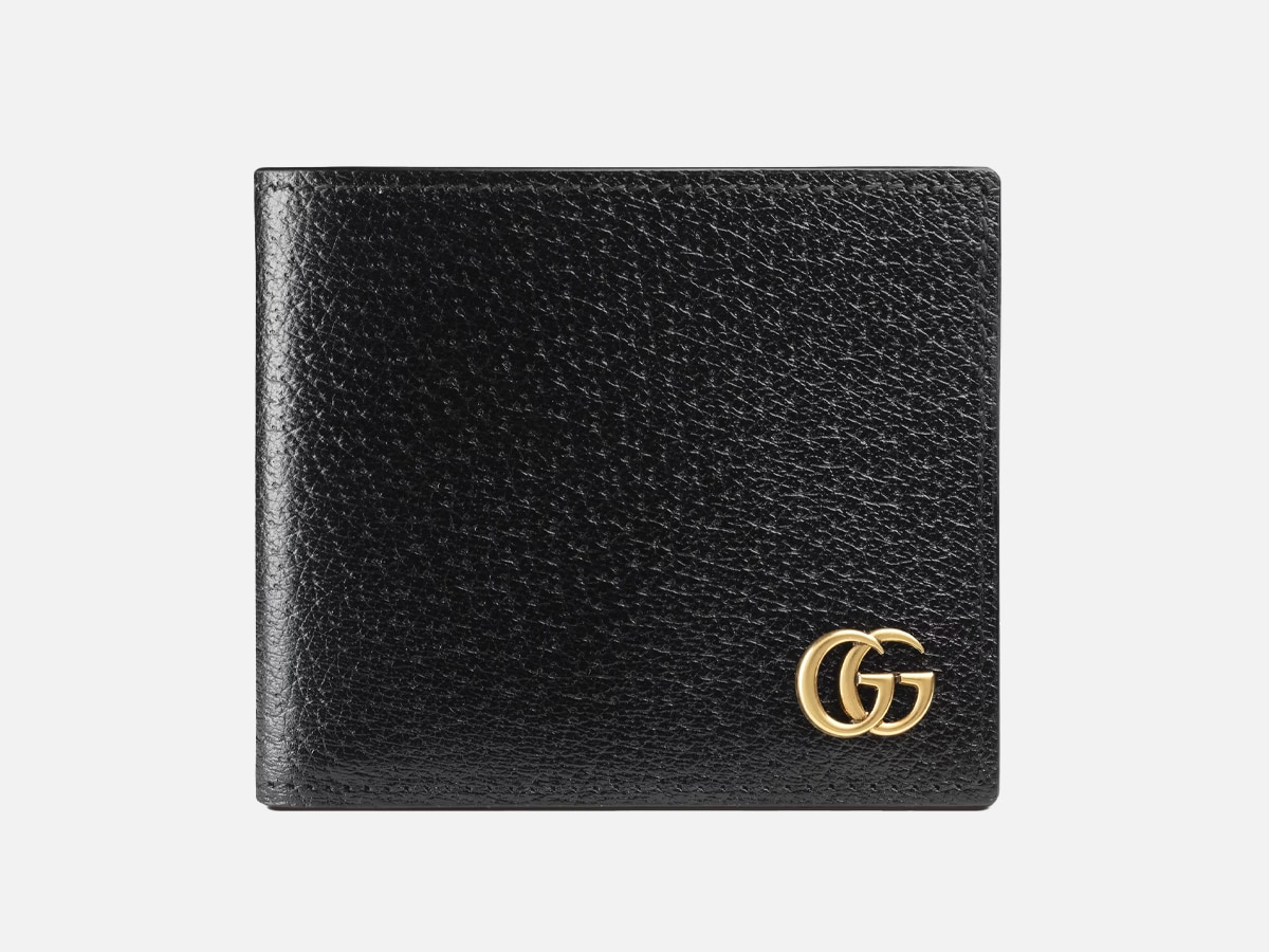 Gucci gg marmont leather bi fold wallet