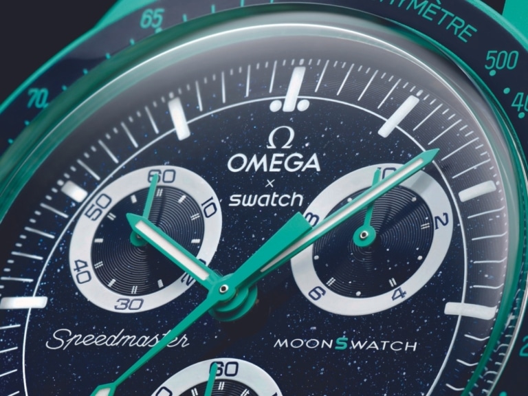 Omega X Swatch Launch New Mission On Earth ‘moonswatch’ Models Polar Lights Lava And Desert