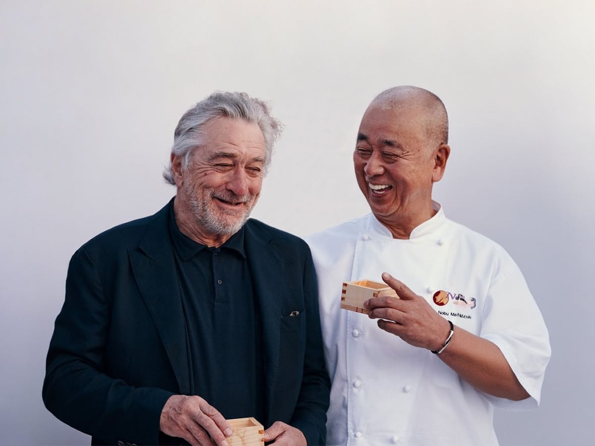 Robert De Niro and Nobu owner and founder Chef Nobu Matsuhisa | Image: Nobu Hotels