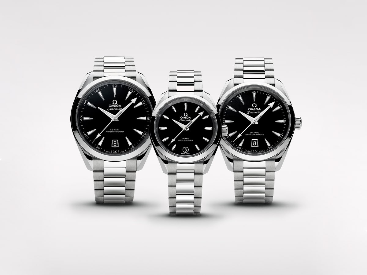 OMEGA Seamaster Aqua Terra Black Dial collection | Image: OMEGA