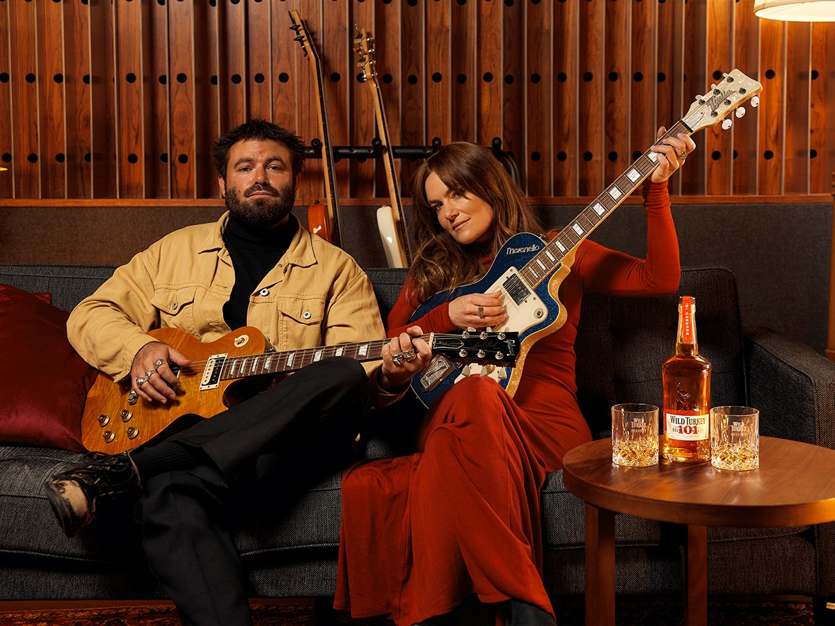 Angus and Julia Stone are lead mentors for Wild Turkey Bourbon's Music 101 | Image: Wild Turkey Bourbon