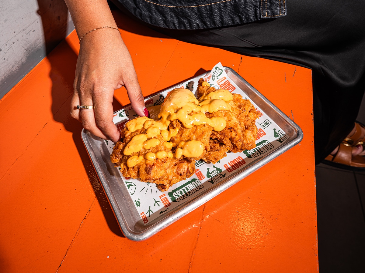 Char'd fried chicken in sydney