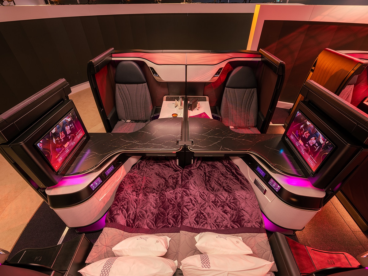 The 'World’s Best Business Class' Updated; Inside Qatar Airways' Qsuite ...