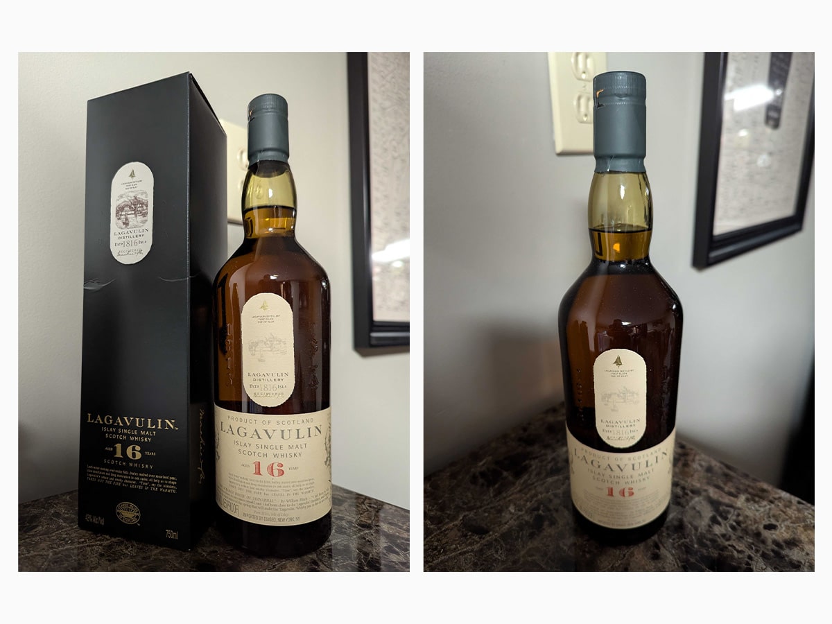 Lagavulin 16 year old side by side