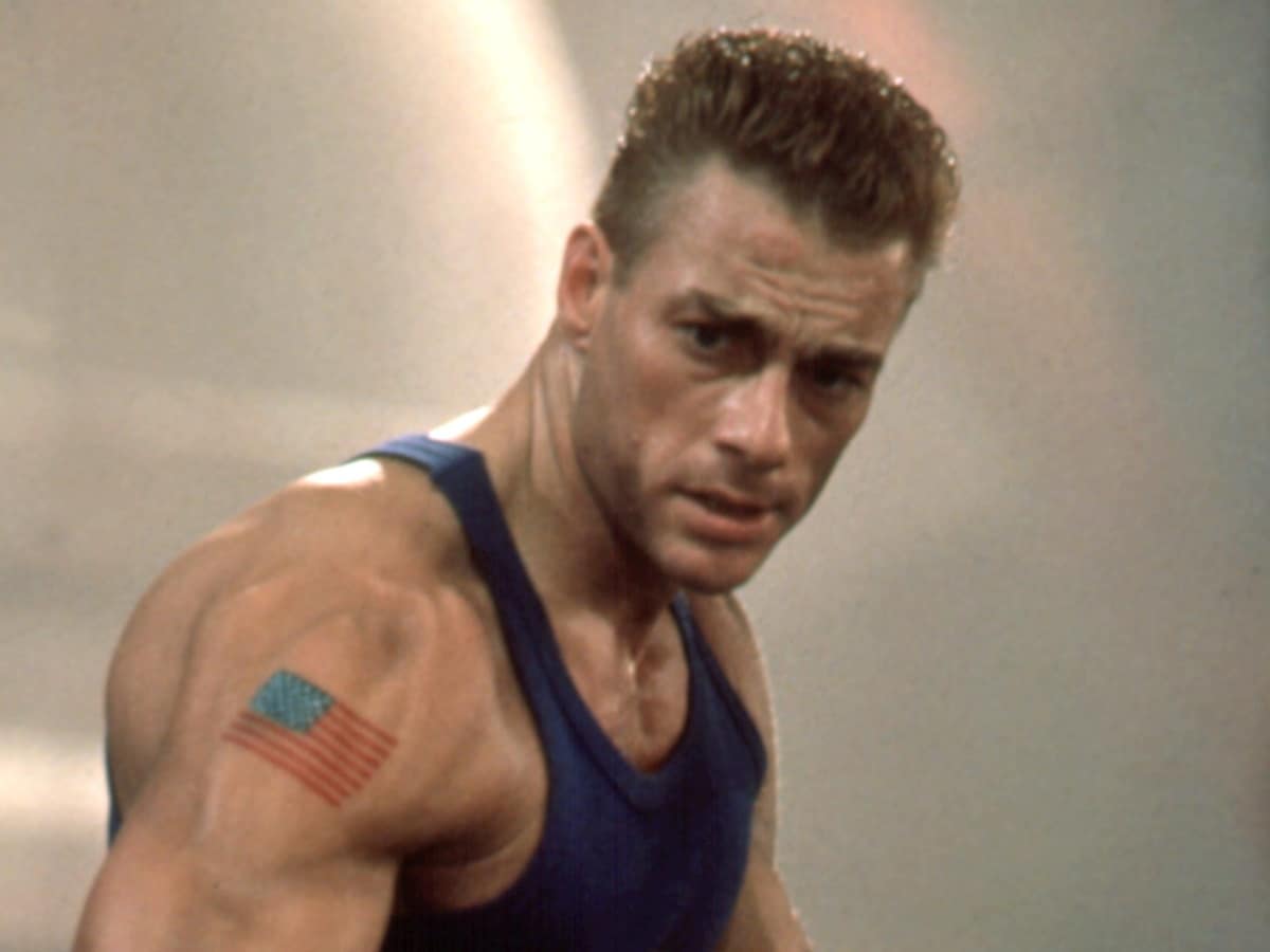 Jean Claude van Damme as Guile in 'Street Fighter'