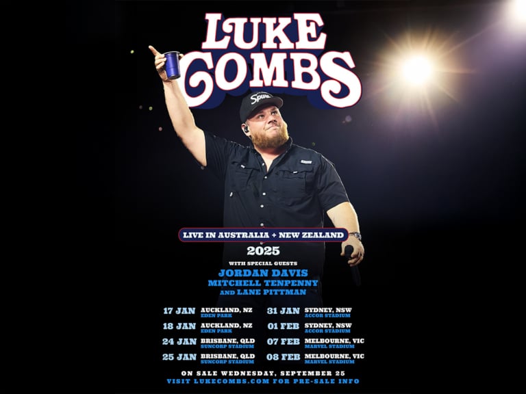 Luke Combs Australia 2025 Tour Dates, Cities and How to Get Tickets