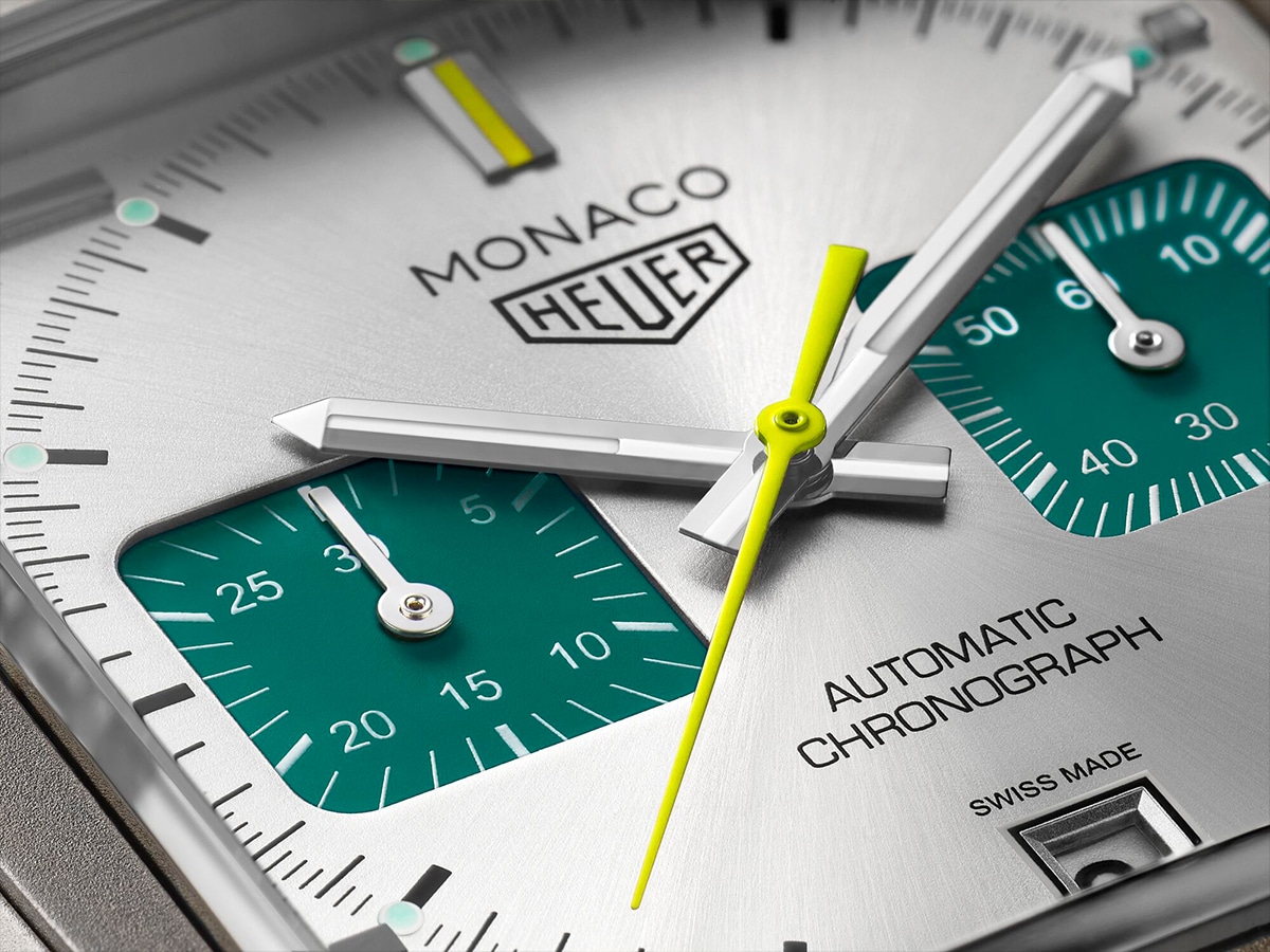 TAG Heuer Monaco Chronograph Racing Green Ref. CAW218E.FC6565 | Image: Supplied