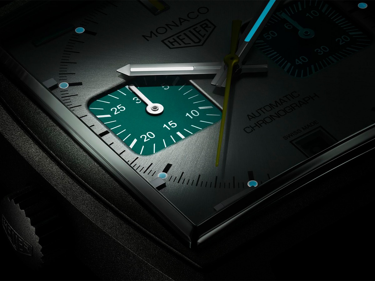 TAG Heuer Monaco Chronograph Racing Green Ref. CAW218E.FC6565 | Image: Supplied