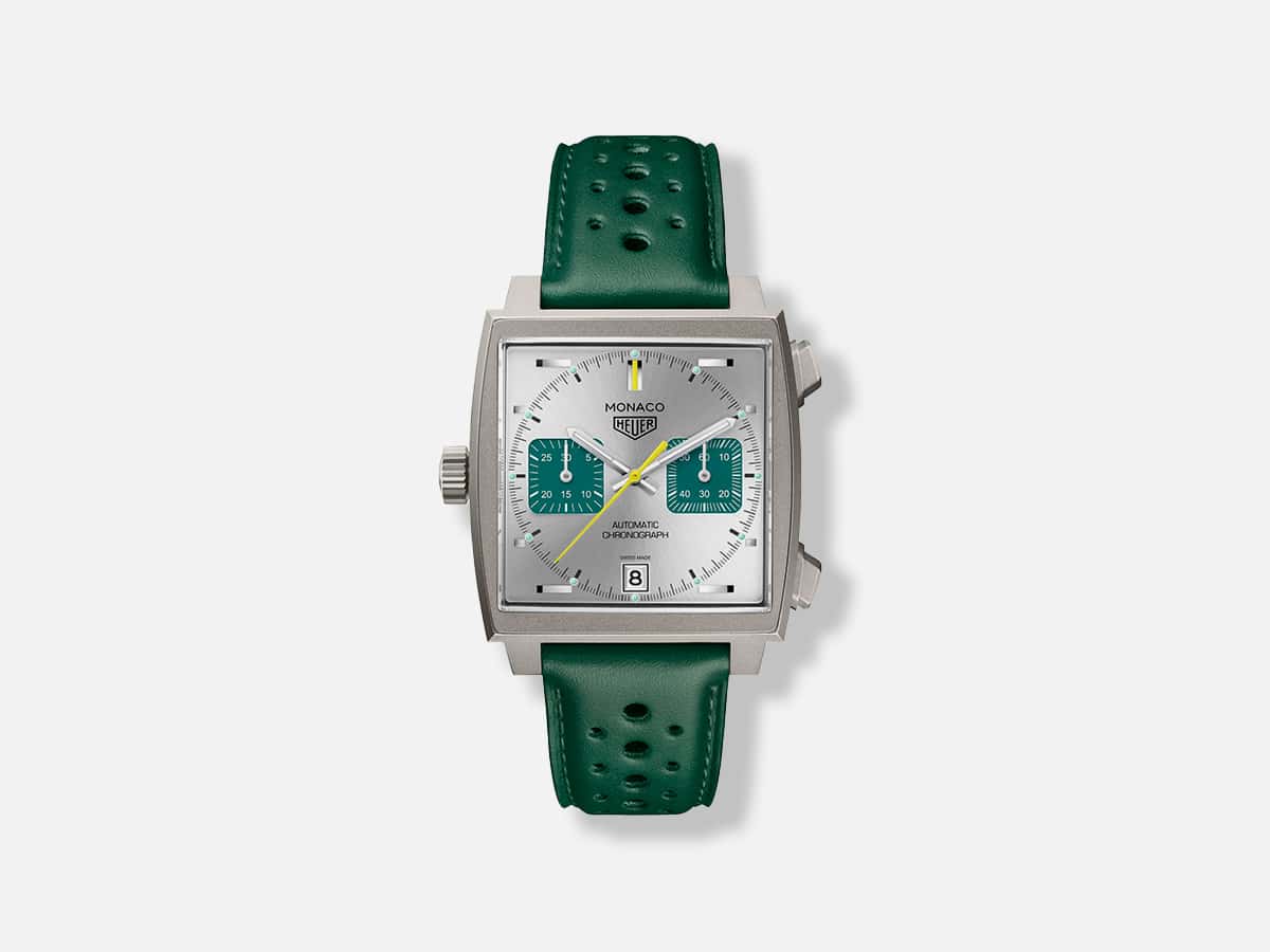 TAG Heuer Monaco Chronograph Racing Green Ref. CAW218E.FC6565 | Image: Supplied