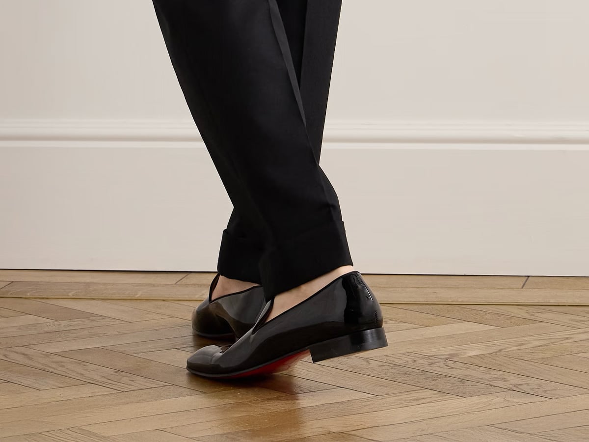 Louboutin patent loafer