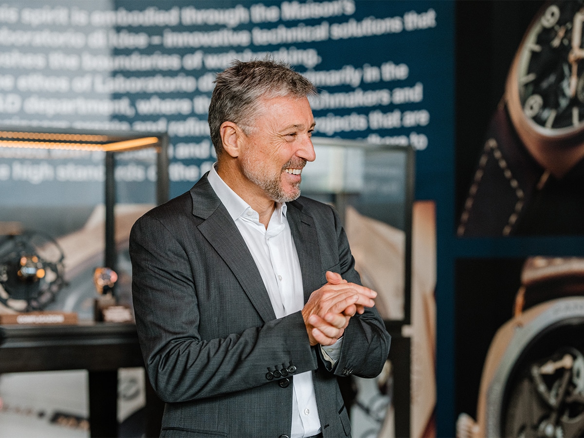 Global CEO Jean-Marc Pontroué at the Sydney World of Panerai event