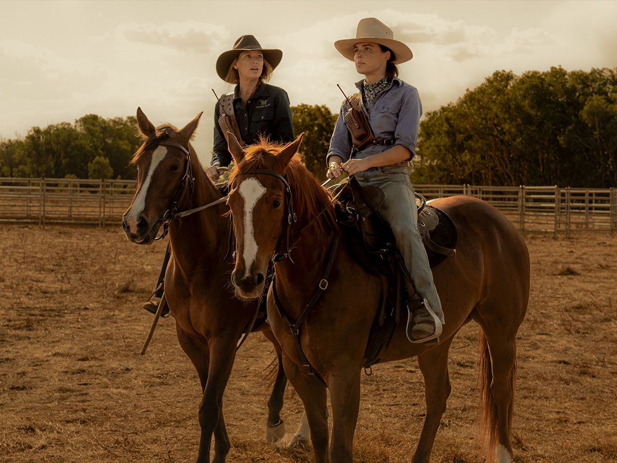 Anna Torv and Philippa Northeast in the Netflix series 