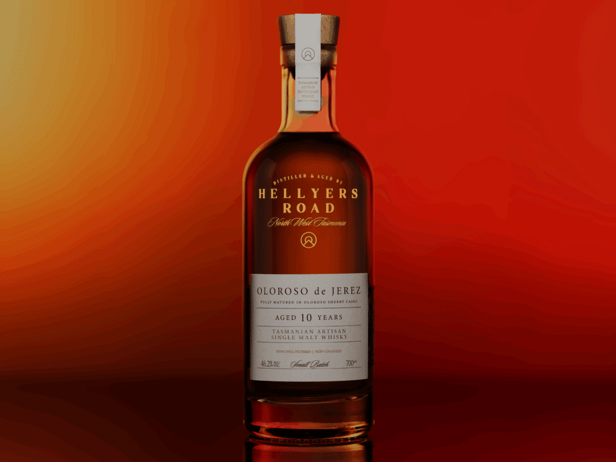 Hellyers Road Oloroso de Jerez 10 Year Old Tasmanian Single Malt | Image: Supplied